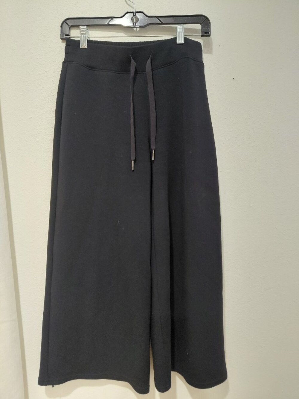 Spanx Airessentials Black Wide Leg Petite Pants Medium Soft Pull On